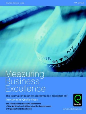 cover image of Measuring Business Excellence, Volume 6, Issue 2
